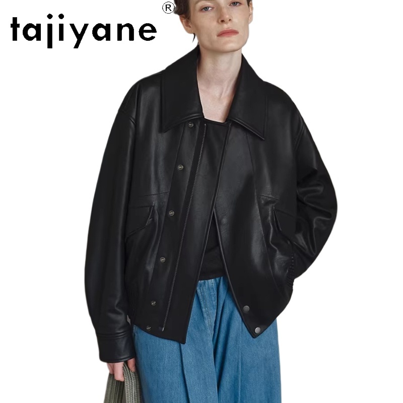 Baby Clothing High Quality - TAJIYANE 100% Echtes Baby-Rindsleder Jacke Damen