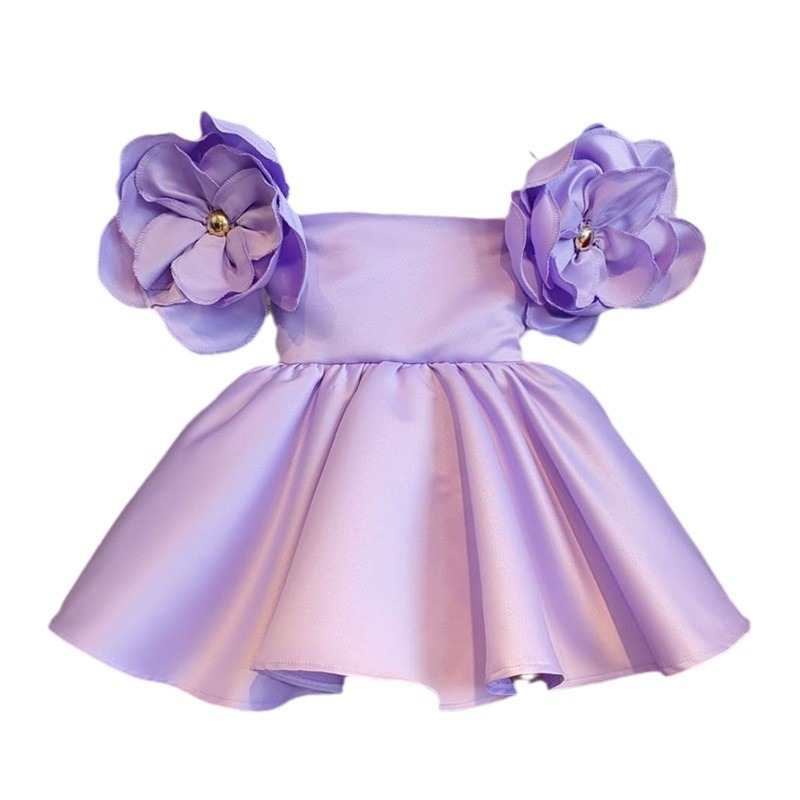 Baby Xmas Clothing - Neue Mode Blumen Mädchen Kleid 1.