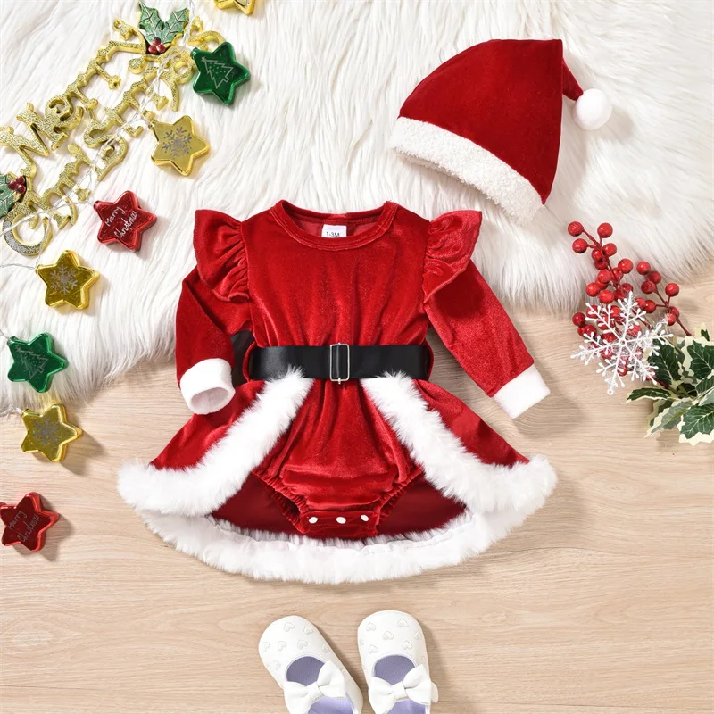 Baby Xmas Clothing - VISgogo 0–18 Monate Baby Mädchen Weihnachten