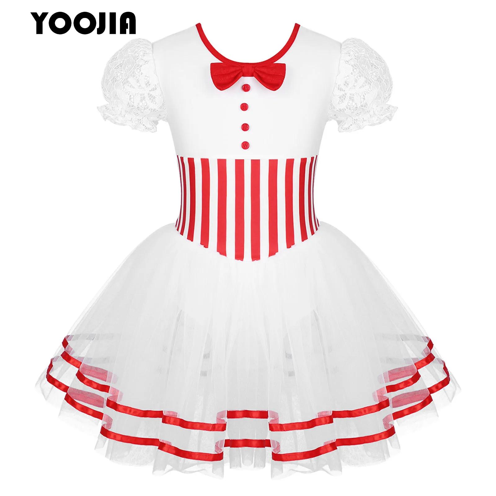 Baby Tutu Skirt - Candy Cane Gestreiftes Mesh-Tutu-Trikotkleid für Kinder