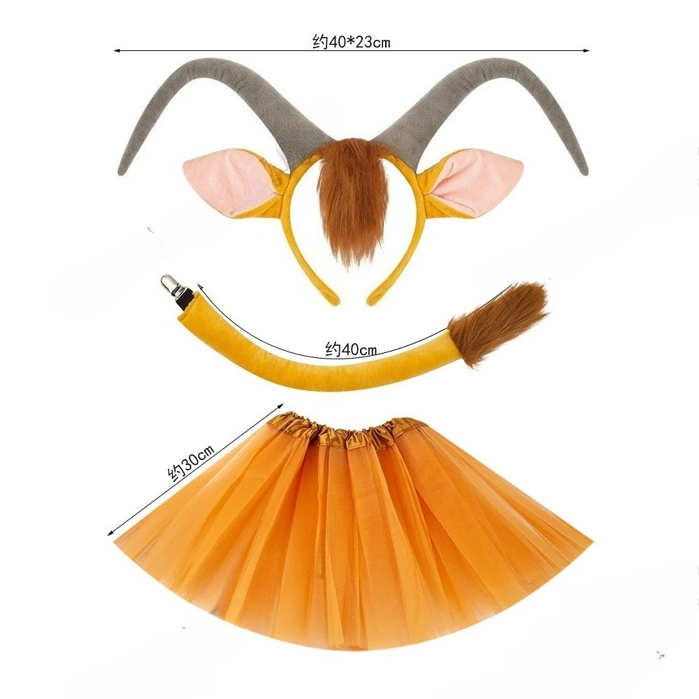 Baby Tutu Skirt - Mädchen Jungen Weihnachten Tier Ziege Kostüm
