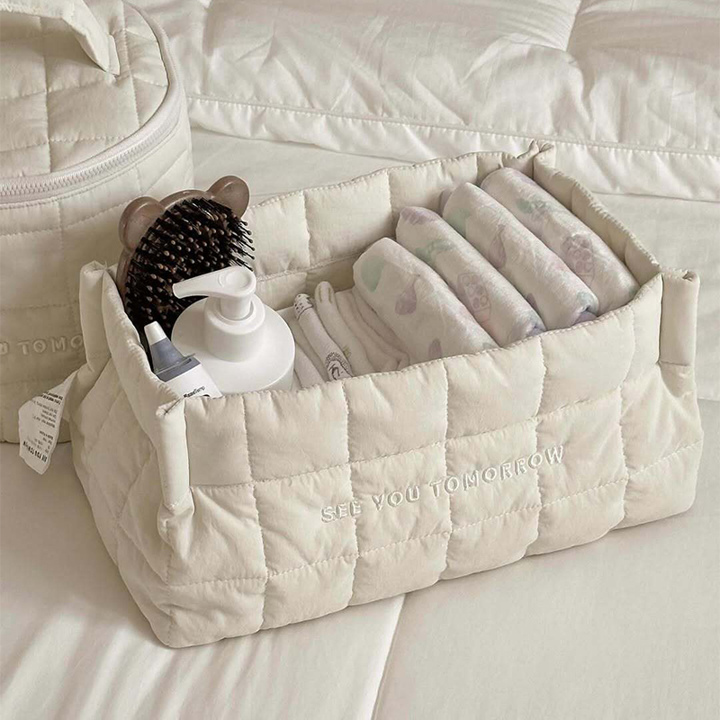Baby Clothing Basket - Koreanischer Stil Baby-Windel-Aufbewahrungstasche Korb Snack- und
