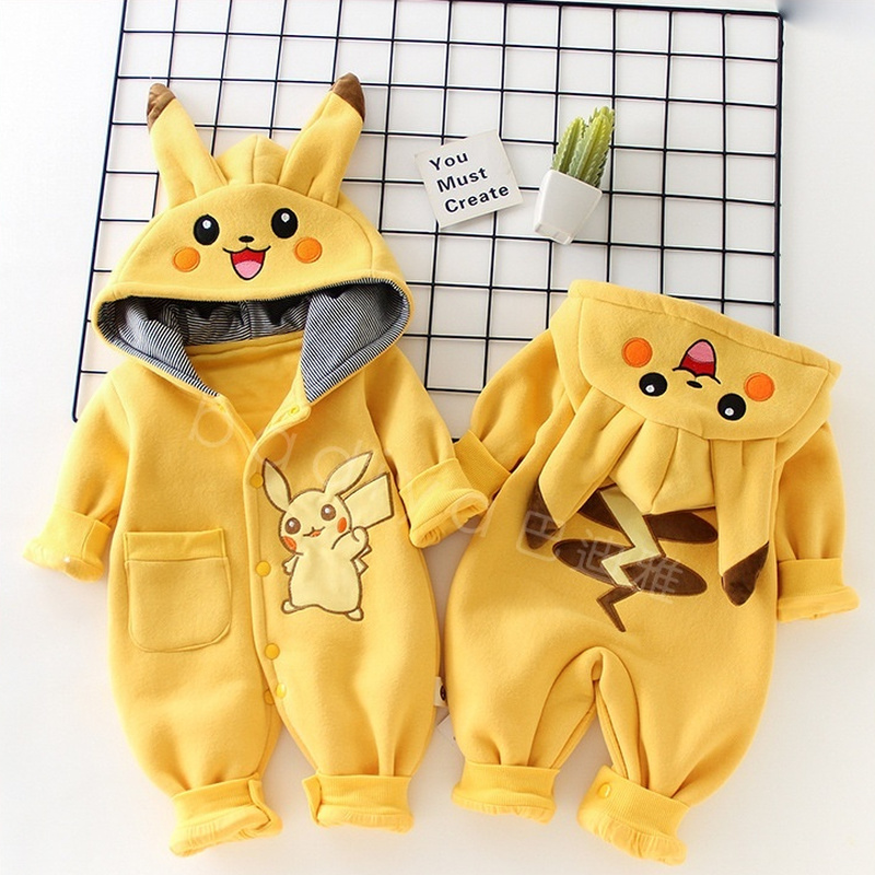 Baby Clothing On Sale - Cartoon Pocket Monsters Baby-Pyjama für Neugeborene,