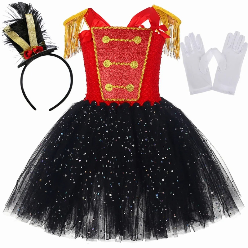 Baby Tutu Skirt - Nussknacker Soldat Mädchen Kostüme Kinder Halloween