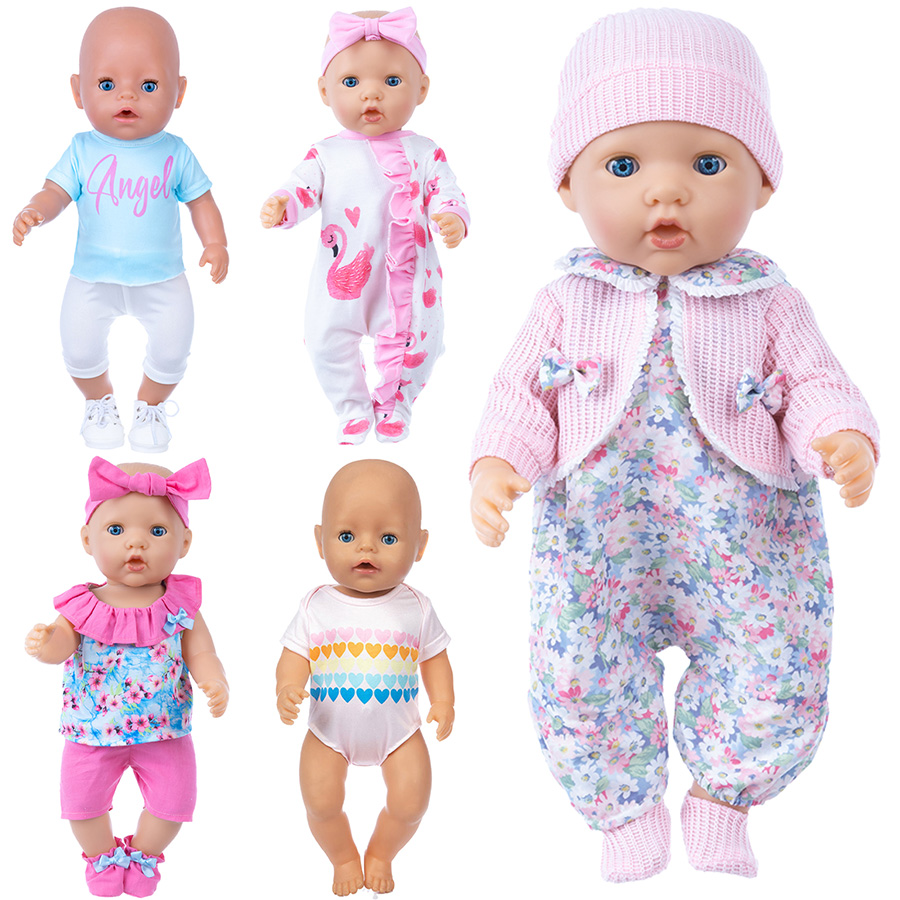 Baby Clothing On Sale - Puppenkleidung für 18-Zoll-Reborn-Puppen, süßer Pyjama-Anzug für