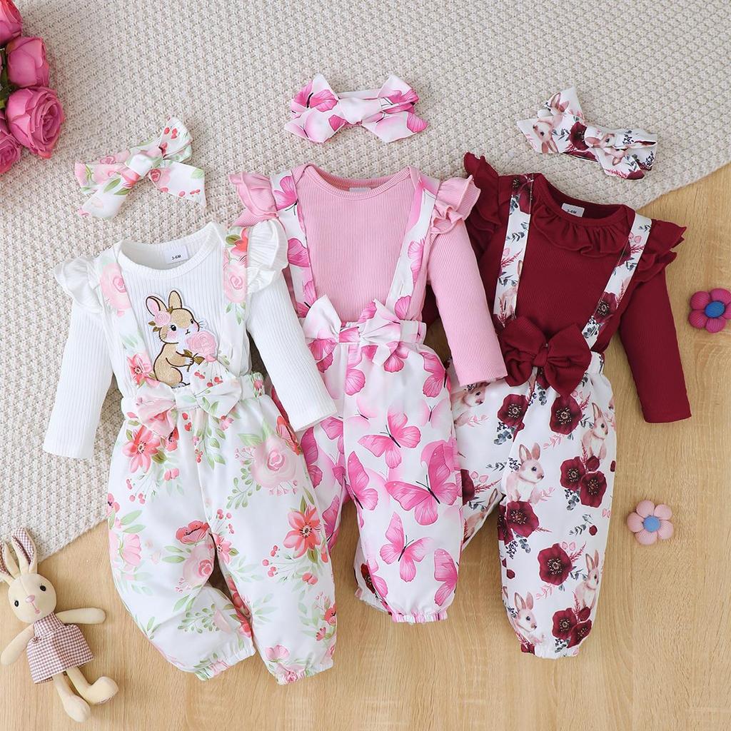 Baby Xmas Clothing - 3-teiliges Kleidungs-Outfit für Neugeborene und Kleinkinder