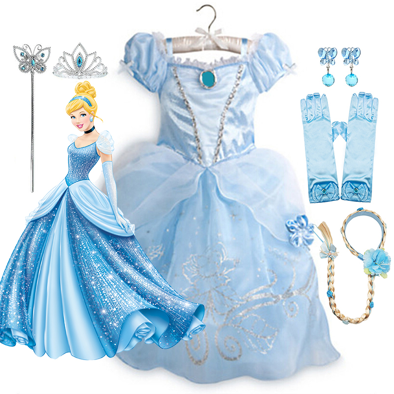 Baby Clothing Size - Mädchen Cosplay Disney Cinderella Prinzessin Kostüm
