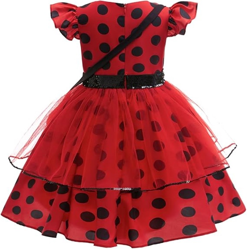 Mädchen Cosplay Kostüm Polka D – Baby Clothing Size Bewertung und Preis