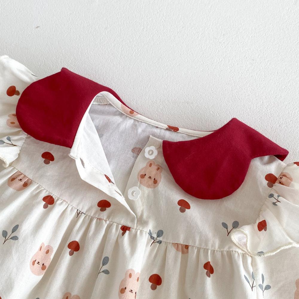 Niedlichen Kaninchen Gedruckt  – Baby Clothing High Quality Bewertung und Preis