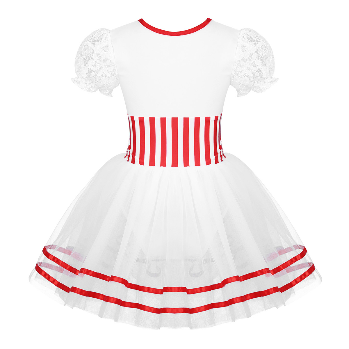 Candy Cane Gestreiftes Mesh-Tu – Baby Tutu Skirt Bewertung und Preis