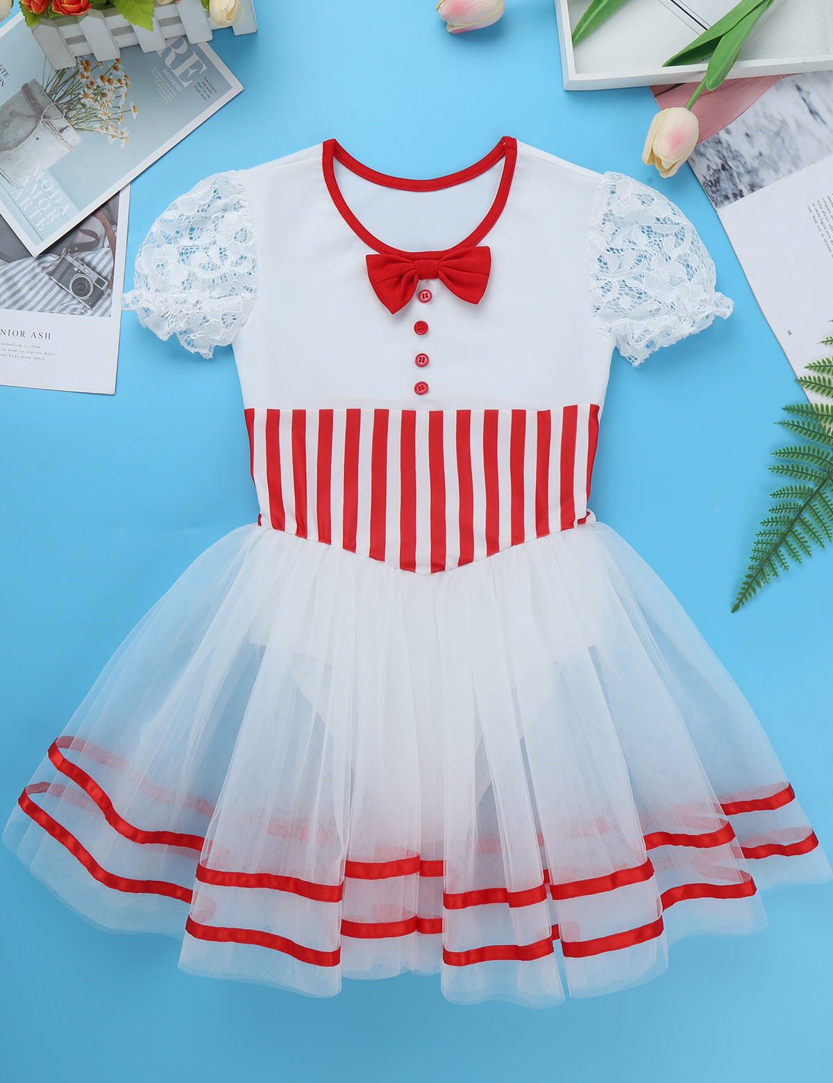 Candy Cane Gestreiftes Mesh-Tu – Baby Tutu Skirt Bewertung und Preis