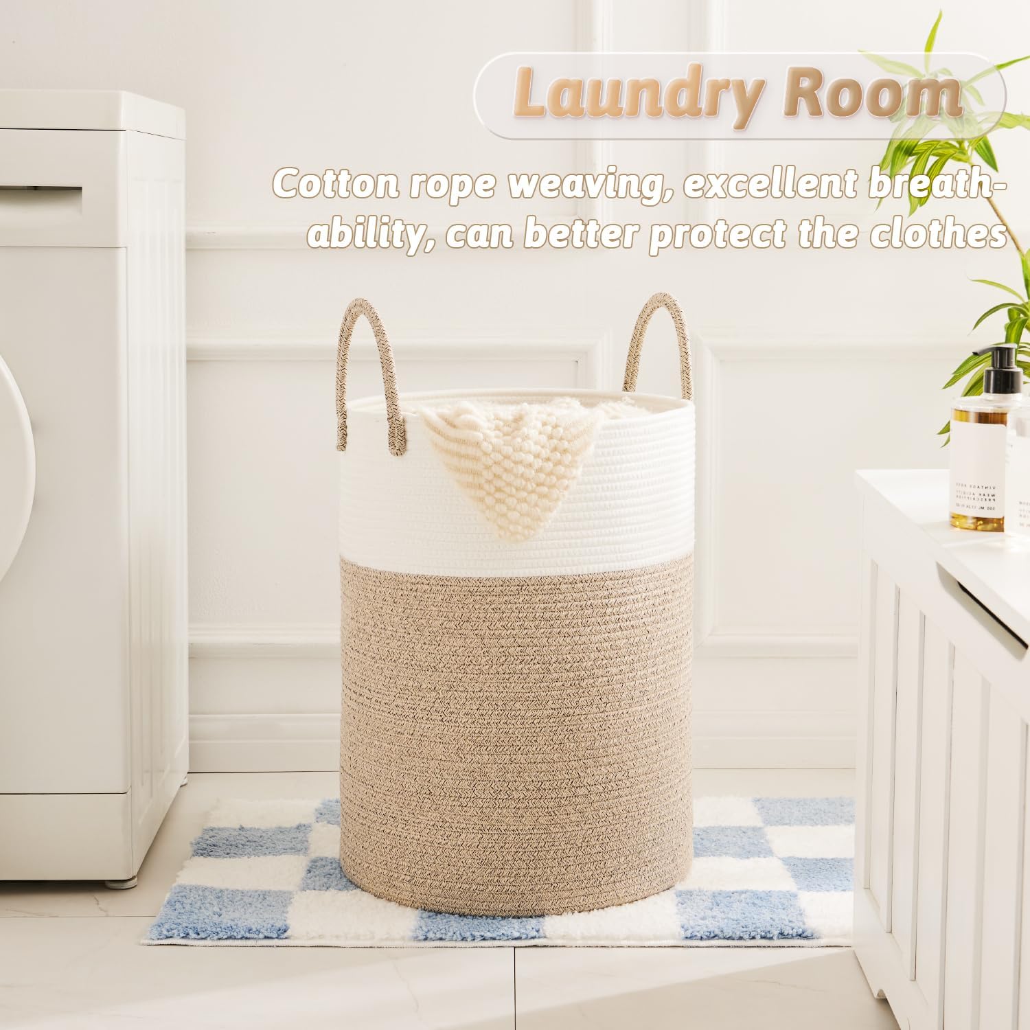 Wäschekorb, Gewebter Baumwolls – Baby Clothing Basket Bewertung und Preis