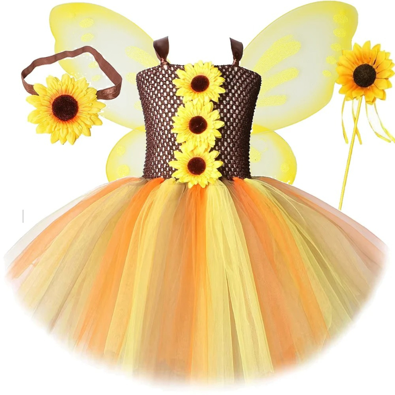Herbst Sonnenblumen Tutu Kleid – Baby Tutu Skirt Bewertung und Preis