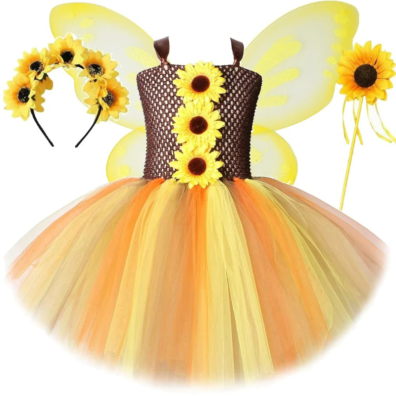 Herbst Sonnenblumen Tutu Kleid – Baby Tutu Skirt Bewertung und Preis