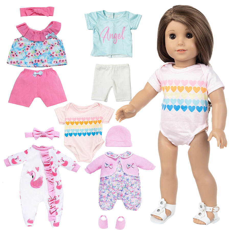 Puppenkleidung für 18-Zoll-Reb – Baby Clothing On Sale Bewertung und Preis