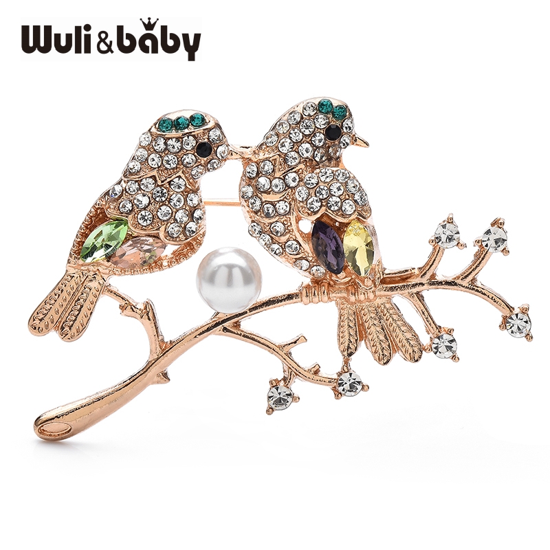 Wuli&baby Kristall Paar Vögel  – Baby Xmas Clothing Bewertung und Preis